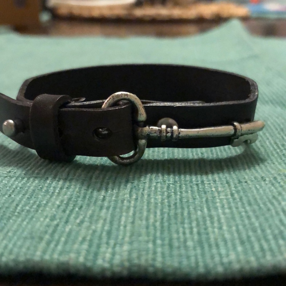 Fossil Brown Leather 🔑 Bracelet